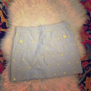 EUC Lilly Pulitzer Lemon skirt - size 6
